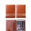 Guangzhou manufacture professional genuine leather case for ipad mini 2/3 for the hot selling