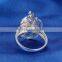 Pearl Ring Sterling Silver Simple Design Rings for Women Jewerlry SRE137W