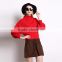 Wholesale 2016 Autumn Fashion Women Wool Blend Jumper Vintage Puff Sleeve Turleneck Oversized Knitted Pullover Sweater