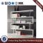 White color 1.6 height office display cabinet type wooden filing cabinet (HX-4FL056)