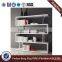 Cabinet Melamine Filing Book Fixed Corner Cabinet White Modern Book Shelf (HX-5DE016)