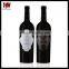 Red Foil Stamping Wine Bottle Label Sticker For Battle Beverage