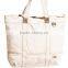 canvas and leather handbag, canvas handbag, tote bag