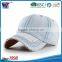 100% cotton washed plain denim hat soft dad hat men baseball cap