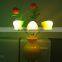 BBY-1502Y4 new design LED mushroom night light with sensor