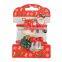 Santa alloy Fabric elastic Colorful hair band hair rope snowman Father christmas trees Headwear