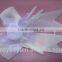 Pre-tied bows with elastic band organza ribbon bow for gift packing packing satin bow purple ribbon bows