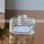 Transparent 5oz square glass reed diffuser bottle