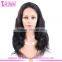 Wholesale Unprocessed Natural Color Body Wave Brazilian Human Hair Full Lace Wig In Stock