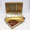 decorative book shaped gift tin box for tea tin container