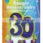 Colourful number shaped smokeless candles Angel Flames Coloured Birthday Cake Candles