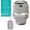 Least design stripe long maternity wear breastfeeding nursing poncho cover entire Multi-Use Car Seat