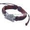 2015 new fashion leather bracelet cheap bulk leather bracelet