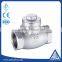 Stainless Steel One Way Swing Check Valve Screwed End