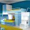 Newest design kids bunk bed with desk or bed replacement parts
