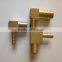 brass hydraulic L type garden hose fitting/hose barb pipe fitting