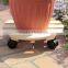 four wheels wooden furniture dolly cart