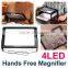 Hands Free A4 Full Page Large Magnifier Magnifying Glass Lens for Reading /Cord