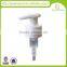 Plastic lotion pump for gel/cream/lotion