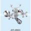 wall Moulted TWO CROSS HANDLE Brass/ZINC Kitchen Faucet