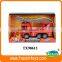 plastic toy truck, fire fighting toys, blue fire truck toy
