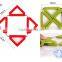stainless steel silicone coaster hot pad tableware mat foldable easy collect