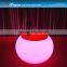 led night club glowing table