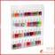 40 Bottles Clear Acrylic Wall Display Storage Rack 16" x 12"