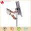 Adjustable height tilting metal poster display stand with snap frame
