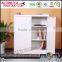 5 tiers design white comic book storage cabinet