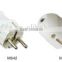 multi electric 2 round pin plug and sockets M644