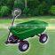Easy to assemble Folding Plastic tray garden dump tool cart TC4253
