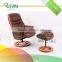 Oufan Home Leather Chairs&Recliners with ottoman ARL-8252