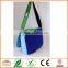 Green, Blue and Purple messenger or laptop bag made with vintage materials OOAK