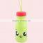 450ml Colorful Plastic Carton Cup With Lid