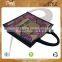 PP laminated jute tote bag with padded rope handle