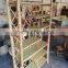 store racks supermarket bamboo store dispaly shelf