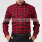 the lastest style Spring Fall 2016 New Mens Long Sleeve Slim Fit Comfort Soft Flannel Cotton Shirt Leisure Styles Man shirt