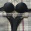 M859 Runwaylover 2016 Sexy Black Metallic Crystal Diamond Bikini Swimwear