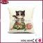 customized animal photo throw pillow cover