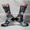 3d Digital printed custom design elite basketball crew socks terry socks factory