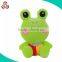 OEM custom cheap stuffed plush frog animal baby toy