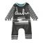 B22189A Spring and autumn stripe fashion baby long sleeved rompers
