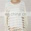 spring fashion gold thread fabric knitted mexicano poncho woman pullover new design girl sweater