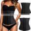 Women Latex cincher Rubber Waist Trainer Cincher Underbust Corset Body Shaper Shapewear