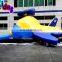 Small airplane bouncy inflatables toys tunnel rental for kids