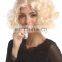 20s Retro short blond Diva party wigs P-W214