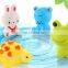 vinyl bath toys for kids and babies, soft vinyl floating animal bath toys, vinyl non-toxic pvc squirt bath toys