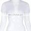 Belle Poque Women's Short Sleeve Cropped Short White Chiffon Bolero Shrug BP000218-2