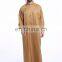 High quality cotton fabric arabic thobes long men Islamic thobe,latest design men's abaya